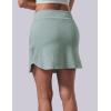 image3 Pack Womens Athletic Skirts with Shorts Underneath Tennis Golf Skorts Tummy Control Pockets for Workout GymLilacNavySage Green