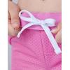 image4 Pack Girls Athletic Shorts with Pockets 3quot Dry Fit Running Shorts for Kids Teens Soccer BasketballGreenYellowLavenderPink