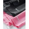 image4 Pack Youth Girls Athletic Shirts Short Sleeve Dry Fit Apparel Tech Tshirts Sports Activewear for Kids Teens3pack BlackPinkCharcoal