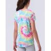 image4 Pack Youth Girls Athletic Shirts Short Sleeve Dry Fit Apparel Tech Tshirts Sports Activewear for Kids TeensRainbowSolid