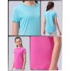 image4 Pack Youth Girls Athletic Shirts Short Sleeve Dry Fit Apparel Tech Tshirts Sports Activewear for Kids TeensRainbowSolid