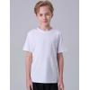 image5 Pack Boys Athletic Shirts Youth Activewear Dry Fit Tshirts for Kids Short Sleeve Tees Bulk Athletic Performance ClothingBlackWhite