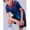 image5 Pack Boys Athletic Shirts Youth Activewear Dry Fit Tshirts for Kids Short Sleeve Tees Bulk Athletic Performance ClothingBlues