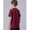 image5 Pack Boys Athletic Shirts Youth Activewear Dry Fit Tshirts for Kids Short Sleeve Tees Bulk Athletic Performance ClothingEarth Tones