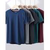 image5 Pack Boys Athletic Shirts Youth Activewear Dry Fit Tshirts for Kids Short Sleeve Tees Bulk Athletic Performance ClothingGrayTealMaroonCharcoalNavy Blue
