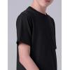 image5 Pack Boys Athletic Shirts Youth Activewear Dry Fit Tshirts for Kids Short Sleeve Tees Bulk Athletic Performance ClothingNavyBlackCharcoalMaroonDark Teal