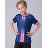 image5 Pack Boys Athletic Shirts Youth Activewear Dry Fit Tshirts for Kids Short Sleeve Tees Bulk Athletic Performance ClothingNavyOrangeWhiteNeon YellowMidnight Navy