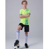 image5 Pack Boys Athletic Shirts Youth Activewear Dry Fit Tshirts for Kids Short Sleeve Tees Bulk Athletic Performance ClothingNavyOrangeWhiteNeon YellowMidnight Navy