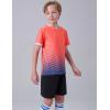 image5 Pack Boys Athletic Shirts Youth Activewear Dry Fit Tshirts for Kids Short Sleeve Tees Bulk Athletic Performance ClothingNavyOrangeWhiteNeon YellowMidnight Navy