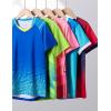 image5 Pack Boys Athletic Shirts Youth Activewear Dry Fit Tshirts for Kids Short Sleeve Tees Bulk Athletic Performance ClothingRedPinkRoyalLight BlueNeon Green