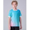 image5 Pack Boys Athletic Shirts Youth Activewear Dry Fit Tshirts for Kids Short Sleeve Tees Bulk Athletic Performance ClothingRedPinkRoyalLight BlueNeon Green