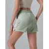 image5Pack Womens Athletic Shorts Mesh Basketball Ladies Active Loose PullOn Shorts with Zipper Pockets 5quot InseamBlackBlueLavenderPinkOlive