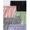 image5Pack Womens Athletic Shorts Mesh Basketball Ladies Active Loose PullOn Shorts with Zipper Pockets 5quot InseamBlackPinkGrayGreenLilac