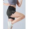 image5Pack Womens Athletic Shorts Mesh Basketball Ladies Active Loose PullOn Shorts with Zipper Pockets 5quot InseamBlackPinkGrayGreenLilac