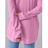 image2Pack Girls Loose Fit Long Sleeve Tunic Tops with Pockets and Thumb Holes Casual T Shirts for Tween KidsPinkLavender