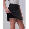 image3 Pack Girls Athletic Skirts with Builtin Shorts and Pockets Youth Kids Uniform Skorts Tennis Golf RunningBlackWhitePink