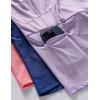 image3 Pack Girls Athletic Skirts with Builtin Shorts and Pockets Youth Kids Uniform Skorts Tennis Golf RunningNavyLavenderPeach Pink