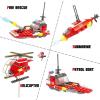 image570 PCS Robots Building for Kids  Build a Robot Construction Bricks Mecha Assembly Toys Vehicle Sets Compatible with Lego Gift for Boys Girls 612Fire Rescue