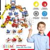 image570 PCS Robots Building for Kids  Build a Robot Construction Bricks Mecha Assembly Toys Vehicle Sets Compatible with Lego Gift for Boys Girls 612Mecha Robot