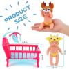 imageLiberty Imports 7inch My Sweet Mini Baby Doll with Animal Friends Theme Hats and Accessories Playset