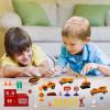imageLiberty Imports Engineering Construction Toys Site Pretend Play Bucket Set  Variety Pack with Diecast Cars Trucks Tractor Equipment Vehicles Figures Signs Cones and Accessories