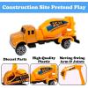 imageLiberty Imports Engineering Construction Toys Site Pretend Play Bucket Set  Variety Pack with Diecast Cars Trucks Tractor Equipment Vehicles Figures Signs Cones and Accessories
