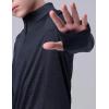 image3 Pack Boys Athletic Quarter Zip Pullover Shirts Lightweight Active Long Sleeve Jacket Tops with Thumb Holes for Youth KidsNavyBlackMaroon