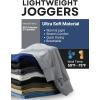 image3 Pack Boys Lightweight Jogger Pants Youth Athletic Sweatpants Kids Toddlers Clothes ApparelKhakiOliveDusty Blue