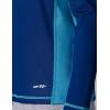 image3 Pack Boys UPF 50 Rash Guard Long Sleeve Swim Shirts Quick Dry UV Protection Swimwear for KidsBlueGradient AquaSteel Blue