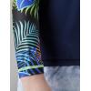 image3 Pack Boys UPF 50 Rash Guard Long Sleeve Swim Shirts Quick Dry UV Protection Swimwear for KidsBlueNavyBlack