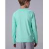image3 Pack Boys UPF 50 Rash Guard Long Sleeve Swim Shirts Quick Dry UV Protection Swimwear for KidsLight GreenTangerineBright Blue