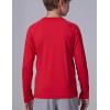 image3 Pack Boys UPF 50 Rash Guard Long Sleeve Swim Shirts Quick Dry UV Protection Swimwear for KidsRedBlackSteel Blue
