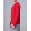 image3 Pack Boys UPF 50 Rash Guard Long Sleeve Swim Shirts Quick Dry UV Protection Swimwear for KidsRedBlackSteel Blue