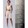 image3 Pack Womens 10 Bermuda Long Shorts Athletic KneeLength Shorts with Pockets Tummy Control Quick Dry CasualAquaOff WhiteHot Pink