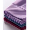 image3 Pack Womens 10 Bermuda Long Shorts Athletic KneeLength Shorts with Pockets Tummy Control Quick Dry CasualOrchidMaroonDusty Blue