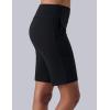 image3 Pack Womens 10 Bermuda Long Shorts Athletic KneeLength Shorts with Pockets Tummy Control Quick Dry CasualPinkWhiteBlack
