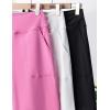image3 Pack Womens 10 Bermuda Long Shorts Athletic KneeLength Shorts with Pockets Tummy Control Quick Dry CasualPinkWhiteBlack