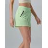 image5 Pack Womens Workout Gym Shorts Casual Lounge Set Ladies Active Athletic Apparel with Zipper PocketsFuchsiaBlackLavenderLight PinkLight Green