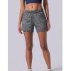image5 Pack Womens Workout Gym Shorts Casual Lounge Set Ladies Active Athletic Apparel with Zipper PocketsFuchsiaBlackLavenderLight PinkLight Green