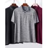 image3Pack Mens Golf Shirt Performance Sport Short Sleeve Moisture Wicking Dry Fit Golf Polo Active Shirts for MenGrayBlackMaroon