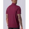 image3Pack Mens Golf Shirt Performance Sport Short Sleeve Moisture Wicking Dry Fit Golf Polo Active Shirts for MenGrayBlackMaroon