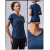 image5 Pack Womens Dry Fit Short Sleeve T Shirts Athletic Workout Tee Tops for Gym Yoga RunningNavyBlackDark GrayPrintedWhite Gradient