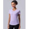 image5 Pack Womens Dry Fit Short Sleeve T Shirts Athletic Workout Tee Tops for Gym Yoga RunningRose PinkLavenderWhiteBlueBlack