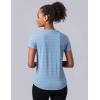 image5 Pack Womens Dry Fit Short Sleeve T Shirts Athletic Workout Tee Tops for Gym Yoga RunningRose PinkLavenderWhiteBlueBlack