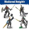 imageLiberty Imports 12 Pack Medieval Knights ampamp Fantasy Dragons Figurines Set  Mythical Creatures with Knights Dragons Wyvern Griffin and More  Mini Toy Figures for Kids