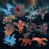 imageLiberty Imports 12 Pack Mythical Dragon Action Toy Figures Realistic Animal Collection Play Set Small Dragon Theme Party Favors ampamp Cake Toppers Toy for Kids