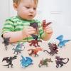 imageLiberty Imports 12 Pack Mythical Dragon Action Toy Figures Realistic Animal Collection Play Set Small Dragon Theme Party Favors ampamp Cake Toppers Toy for Kids