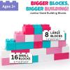 imageLiberty Imports 24 PCS Giant Building Blocks Starter Set for Toddlers Plastic Large Building Blocks for Kids Creative Play Big Stacking Bricks for Children Kids Primary ColorsPastel Colors
