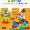 imageLiberty Imports 24 PCS Giant Building Blocks Starter Set for Toddlers Plastic Large Building Blocks for Kids Creative Play Big Stacking Bricks for Children Kids Primary ColorsPrimary Colors