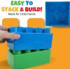 imageLiberty Imports 24 PCS Giant Building Blocks Starter Set for Toddlers Plastic Large Building Blocks for Kids Creative Play Big Stacking Bricks for Children Kids Primary ColorsPrimary Colors